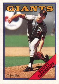 1988 O-Pee-Chee Baseball Cards 097      Scott Garrelts